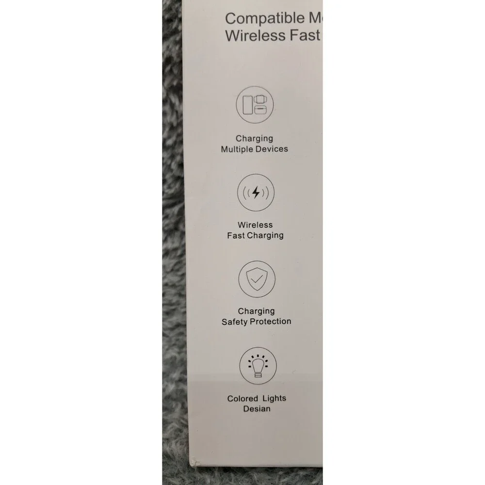 New Wireless Charger Charging Station Foldable For Apple Watch Air Pods iPhone